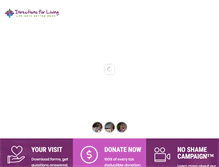 Tablet Screenshot of directionsforliving.org